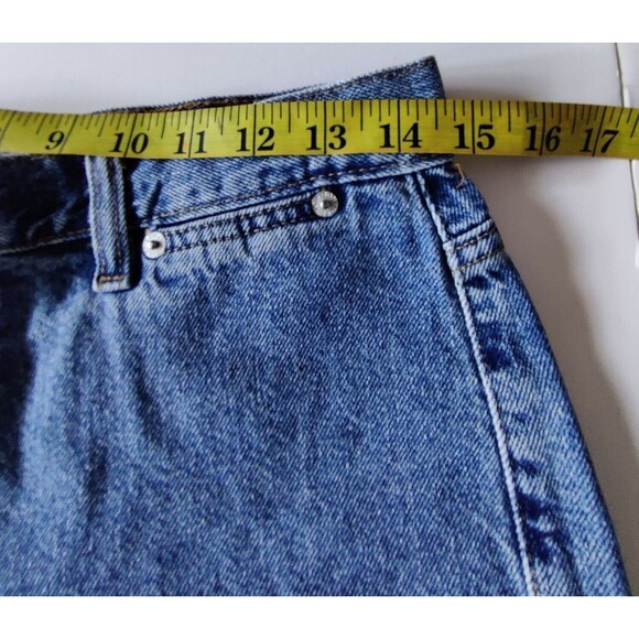 VTG. TOMMY HILFIGER Women's Jean Shorts Blue‎ Size 8 - Picture 4 of 8
